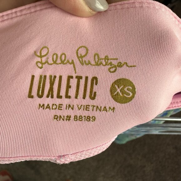 Lilly Pulitzer Aila Skort UPF 50+ Surf Blue Soleil It On Me Blue Aqua Pink XS - Picture 6 of 8